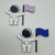 Aplique Astronauta Bandeirinha (6 cm) na internet