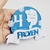 Big Placa Redonda Números Frozen (10 cm) - comprar online