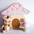 Plano de Fundo Casinha Cogumelo Rosa Bosque (15 cm) - comprar online