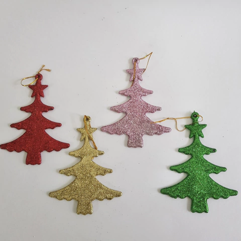 Árvore de Natal Colors Glitter (12cm)