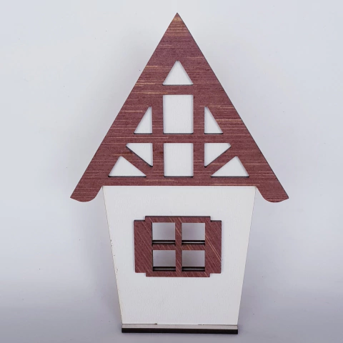 Casinha Branca de Neve (18cm) ideal para 8x8