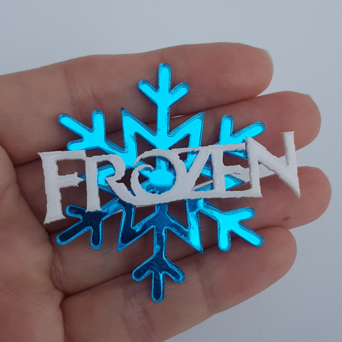 Aplique Floco Frozen (6cm)