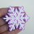 Aplique Floco Duplo (6cm) e - Bora Luxar