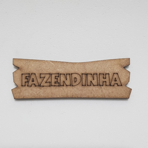 Placa Fazendinha