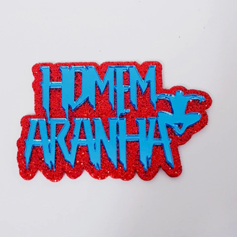 Aplique Homem Aranha Espelhado (8cm)