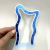 Plano de Fundo Retangular Stitch Ondas Duplo (15 cm) - comprar online