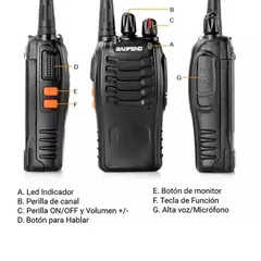 HANDY WALKIE-TALKIE X2 RADIO BAOFENG BF-888S 5W en internet