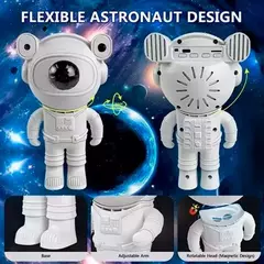 LÁMPARA-PARLANTE ASTRONAUTA PROYECTOR DE ESTRELLAS GALAXIA - comprar online