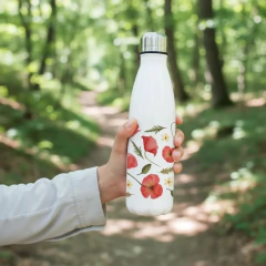 Botella térmica lechera Amapolas - comprar online