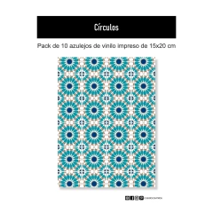 Azulejos- Círculos 15x20 cm