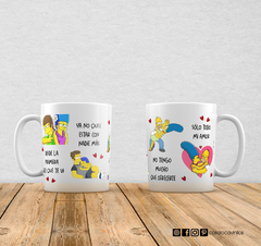 Tazas- Homero y Marge
