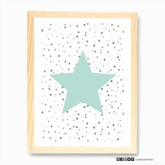 Cuadro- Estrella con lunares - comprar online