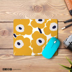 Mouse Pad Flores Amarillas