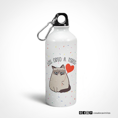 Botella deportiva Los odio a todos