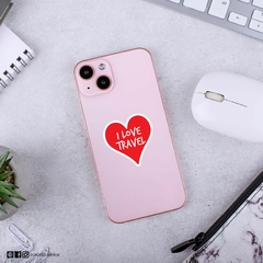 Sticker "Corazón I love travel" - comprar online