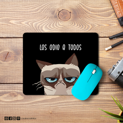 Mouse Pad Grumpy Cat los odio a todos
