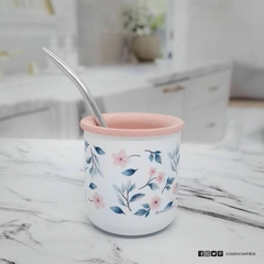 Mate- Flores acuarela