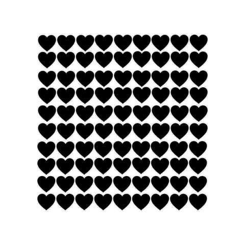 Planchitas- Mini corazones - comprar online