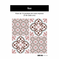 Azulejos- Rose