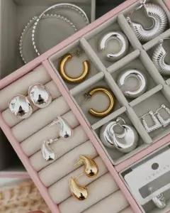 AROS GOTAS ENCHAPADOS - tienda online
