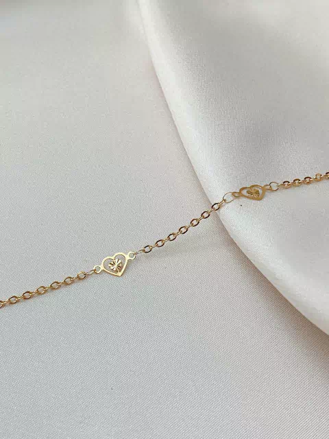 PULSERA FINI CON CORAZONCITOS