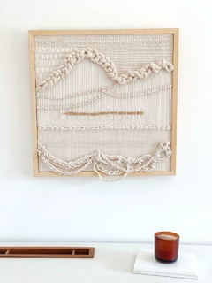 CUADRO TRAMAS I / OBRA TEXTIL en internet