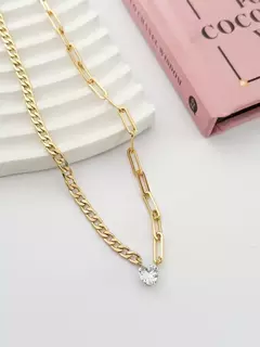 CADENA DESTELLO DE AMOR CON COMBINACION DE ESLABONES en internet