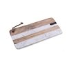 Tabla P/picada De Mármol Y Madera 7 Rayas 43x22 Cm - tienda online