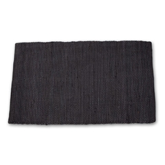 Alfombra Rectangular Yute Negra 100x60 Cm - comprar online