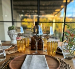 Set De 4 Vasos De Acrílico Italiano Guzzini Amarillo - luciano dutari