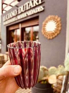 Set De 4 Vasos De Acrílico Italiano Guzzini Violetas - comprar online