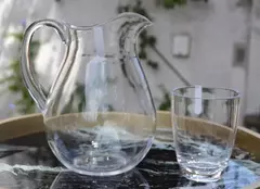 Set De Acrílico: 6 Vasos Bajos 400ml + Jarra 1 Litro - comprar online