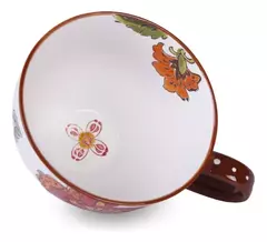 Juego de 2 Tazas De Cerámica Pintada A Mano Tipo Anthropologie - comprar online