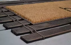 Alfombra Felpudo De Ingreso Goma Tipo Deck Y Coco 75x45 cm en internet