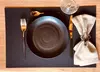 Plato De Sito Mantel Individual Reversible Negro en internet