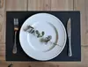 Plato De Sito Mantel Individual Reversible Negro