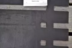 Alfombra Felpudo De Ingreso Goma Tipo Deck Y Coco 75x45 cm - tienda online