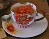 Juego de 2 Tazas De Cerámica Pintada A Mano Tipo Anthropologie en internet