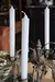 Imagen de Pack x12 Velas Rectas Para Candelabro Diego Casado Blancas Ø2.5xh25 Cm