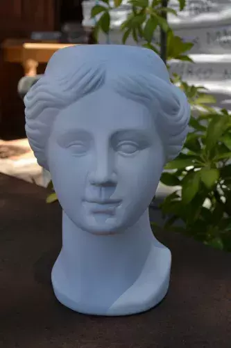 Maceta Florero Cabeza Romana