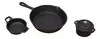 Set Provoleteras Sartén + Fuente + Olla Mini Hierro Fundido - tienda online