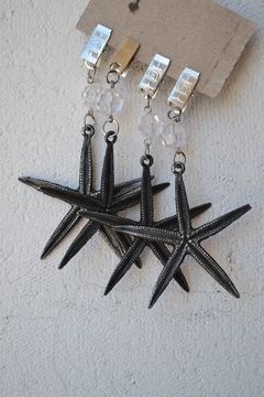 Set 4 Pesas Para Mantel Estrella de mar Plata - luciano dutari