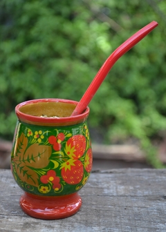 Mate Ruso De Madera Tilo Siberiano Chico - comprar online