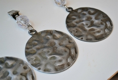 Set 4 Pesas Para Mantel Medallón Plata - luciano dutari