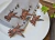 Set 4 Pesas Para Mantel Colibrí Metal Cobre Envejecido