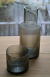 Set de Jarra + Vaso Vidrio Grey Para Agua Sakura en internet
