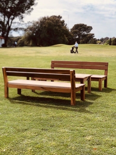 Banco Sillón NAT De Madera Guayubira 1.80 m - luciano dutari