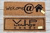 Alfombra Felpudo Simple Hello Natural Fibra Coco 45x75 Cms en internet
