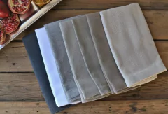 Pack X 4 Servilletas Lino Premium Visón 45x45 Cms - comprar online