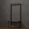 Perchero Industrial en Hierro y Madera 185x85x45 Cm - luciano dutari